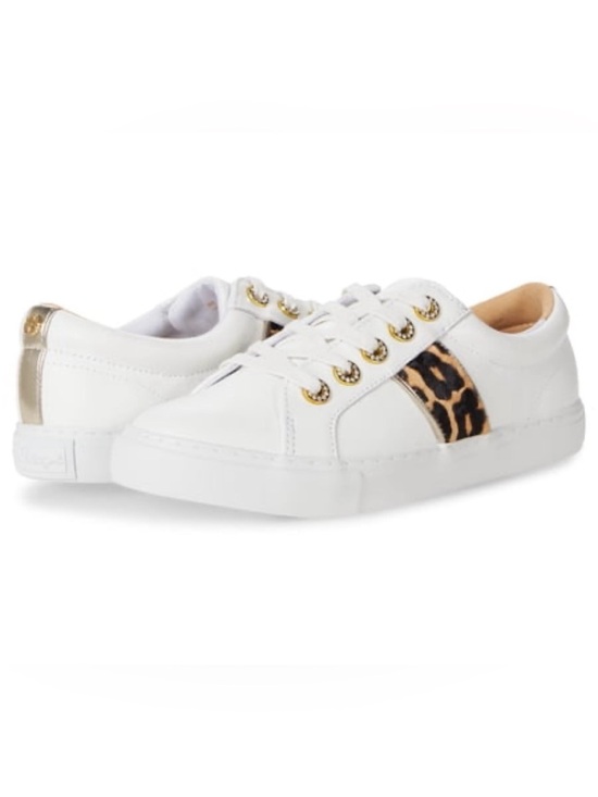 Lilly Pulitzer Shoes - LILLY PULITZER – Lux Hallie Leopard Sneaker – Resort White – Women’s Size 10